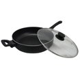 thumbnail image 3 of Oster Ashford 5 Quart Saute Pan with Lid in Black, 3 of 5