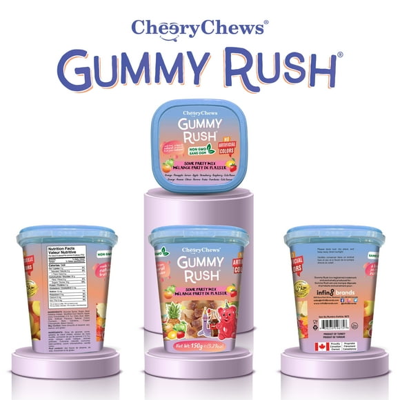 GUMMY RUSH SORPRTY - FRENCH Pot 1X150g