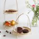 thumbnail image 5 of Bamboo Weaving Straw Baskets Tier Rack Wicker Fruit Bread Food Storage Kitchen Decorate Round Plate Banmo, 5 of 5