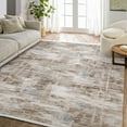 thumbnail image 2 of Blue Abstract Area Rugs for Living Room Washable Rugs Boho Moroccan Area Rug Soft Neutral Geometric Bohemian Carpet Distressed Indoor Rug for Bedroom Dining Room Office Foldable Nonslip Rug, 2 of 9