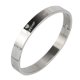 thumbnail image 1 of Brazalete de pareja Sunnimix acero inoxidable Plata 6mm, 1 of 8
