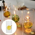 thumbnail image 4 of Glass Oil Lantern, Romantic Light Nordic Gifts Crafts Diffuser Candlestick Vase, yellow, 4 of 9