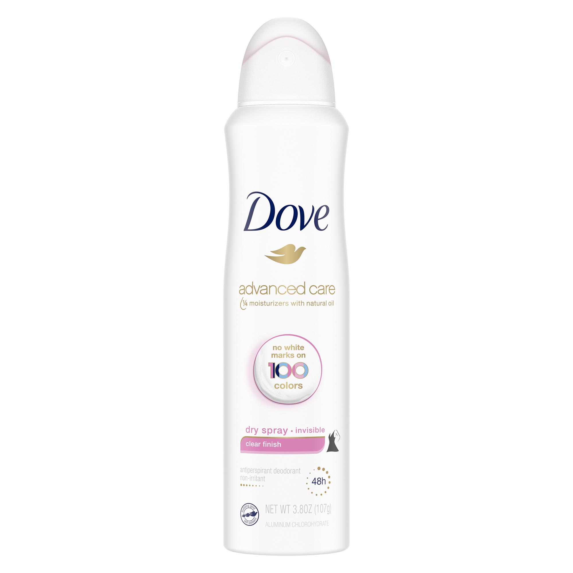 Dove Clear Finish Invisible Dry Spray Antiperspirant Deodorant, 3.8 oz