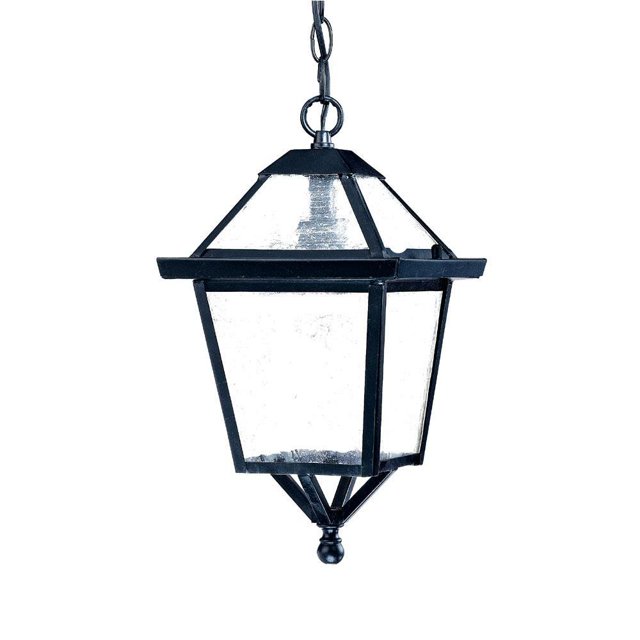 Acclaim 7616BK Bay Street Collection - Lámpara colgante para exteriores, 1 luz, color negro mate