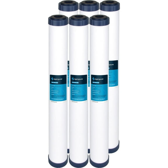 SpiroPure SP-CC1-20 20x2.5 Catalytic Carbon Water Filter Cartridge (Case of 6)