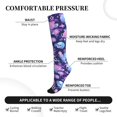 thumbnail image 2 of Sikiie White Skull Flower 1 Pairs Compression Socks for Men and Women 15-20 mmHg Running Support Socks, 2 of 7