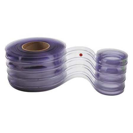 TMI 999-00201 Vinyl Door Strip, Ribbed, 8 In