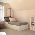 thumbnail image 2 of Ameriwood Home Twin Platform Bed with Drawers, Ivory Oak, 2 of 9