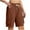Brown-05, variant on REALiKUN Women's 9" Hiking Cargo Shorts Quick Dry Lightweight Summer Shorts for Camping Travel Golf 6 Pockets
