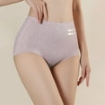 thumbnail image 5 of Women's High Waist Underwear Breathable Comfortable Non Silk Crotch Lightweight Soft Stretch Panties for Daily Wear, 5 of 7