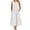 White, variant on Womens Dresses Summer Sleeveless Sun Dress Maxi Long Dresses Round Neck Loose Lightweight Casual Travel Dresses with Pockets
