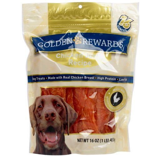 Golden Rewards Chicken Jerky Dog Treat, 16 oz by Generic