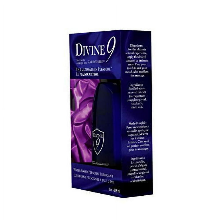 Divine 9 Personal Lubricant made with CarraShield