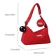 thumbnail image 2 of Bolso de las señoras de las mujeres Bolso de la taleguilla de Harajuku de la cremallera ocasional Color sólido con monedero, 2 of 9