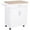 White, variant on HOMCOM Kitchen Island Cart with Rubber Wood Top Utility Serving Cart