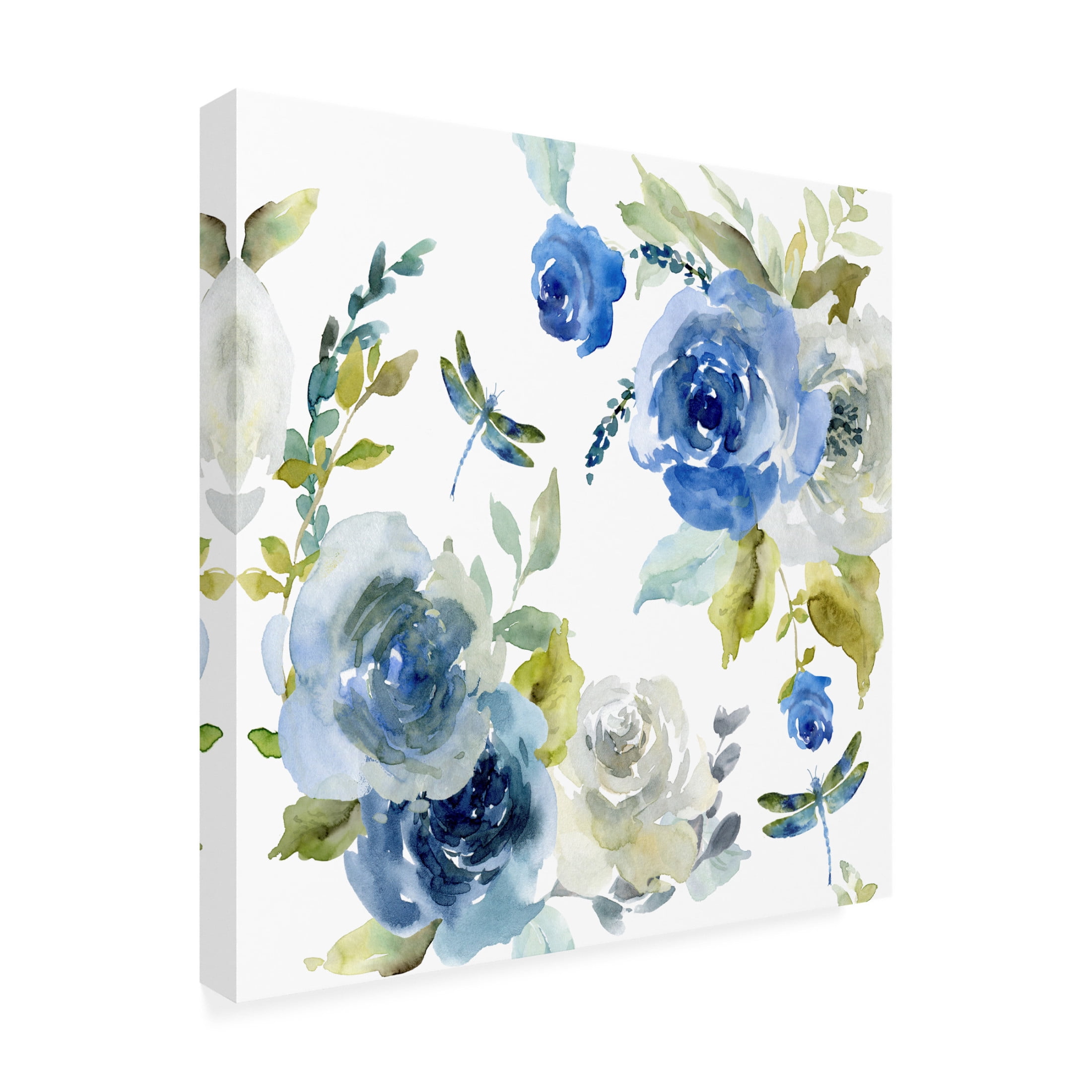 Canvas Wall Art - Jean Plout 'June Textures D' Wall Art for Living Room, Bedroom, or Office Décor by Trademark Fine Art - 18 x 18 Inches