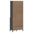 thumbnail image 3 of vidaXL Highboard VIKEN White 31.5"x15.7"x78.7" Solid Wood Pine, 3 of 26