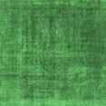 thumbnail image 1 of Ahgly Company Machine Washable Indoor Square Oriental Emerald Green Industrial Area Rugs, 5' Square, 1 of 4