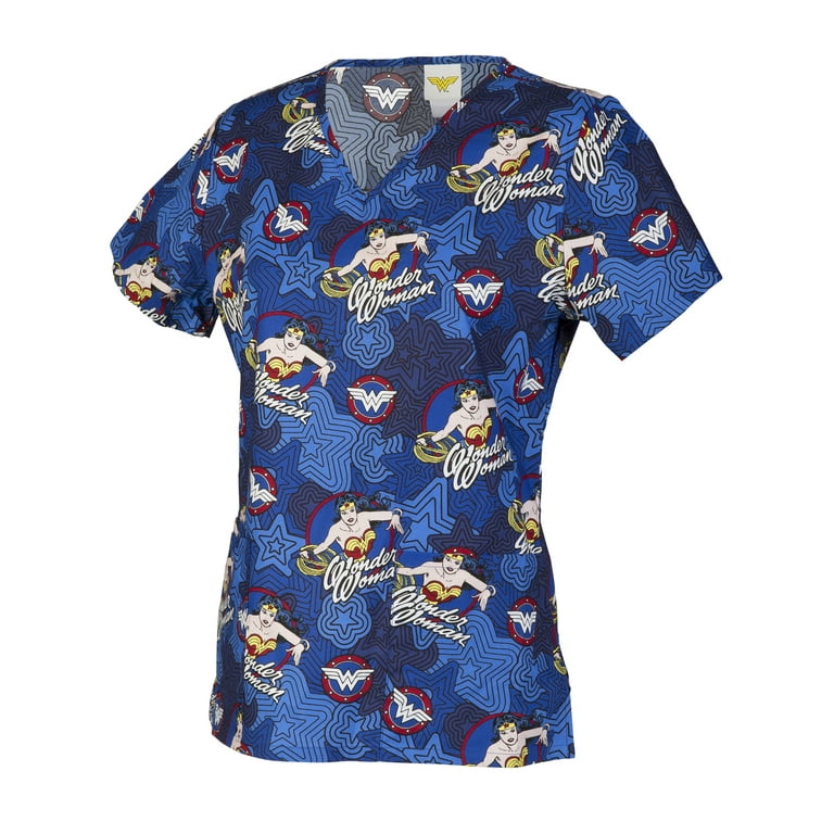 Wonder woman scrub top store