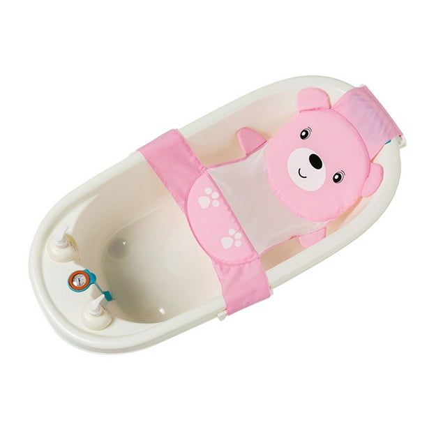 Newborn Baby Bath Tub Seat Safety Support Net Bathtub ...