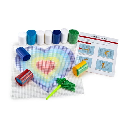 - Heart DIY Latch Hook Kit – Sew Your Own 12