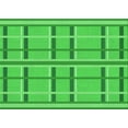 thumbnail image 1 of Ahgly Company Machine Washable Indoor Rectangle Transitional Neon Green Area Rugs, 2' x 5', 1 of 7