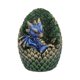 thumbnail image 1 of U5000R0 Blue Geode Home Glittering Hatchling And Egg Figurine Polyresin One Size For Home Decor, 1 of 3
