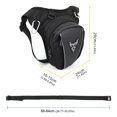 thumbnail image 4 of Bolsa de cinturón de cadera para ciclismo, paquete de cintura transpirable para motocicleta al aire libre para montar al aire libre, 4 of 8