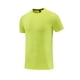 thumbnail image 3 of Ceisia Men's Slim Fit Short Sleeve Crew Neck Tee Solid Color Reflective Performance Sports Top Green XXL Gifts, 3 of 6