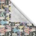 thumbnail image 3 of Ambesonne Cat Kitchen Curtains, Retro Hipster Bow Ties, 55"x39", Multicolor, 3 of 3