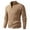 Khaki, variant on ZCFZJW Mens Full Zip Cardigan Sweater Casual Mock Neck Long Sleeve Ribbed Knitted Winter Thermal Chunky Sweaters Army Green XL
