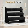 thumbnail image 5 of PinkSheep 3 Tier Jewelry Organizer Stand Bangle Bracelet Necklace Storage Holder Stand for Display, Black, 5 of 10