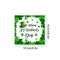 thumbnail image 3 of FcBaudy Home Decor, Room Decor, Wall Decor St. Patrick's Clovers-themed Party Decoration Paper Plates Tissues And Cups Paper Tableware, 3 of 6