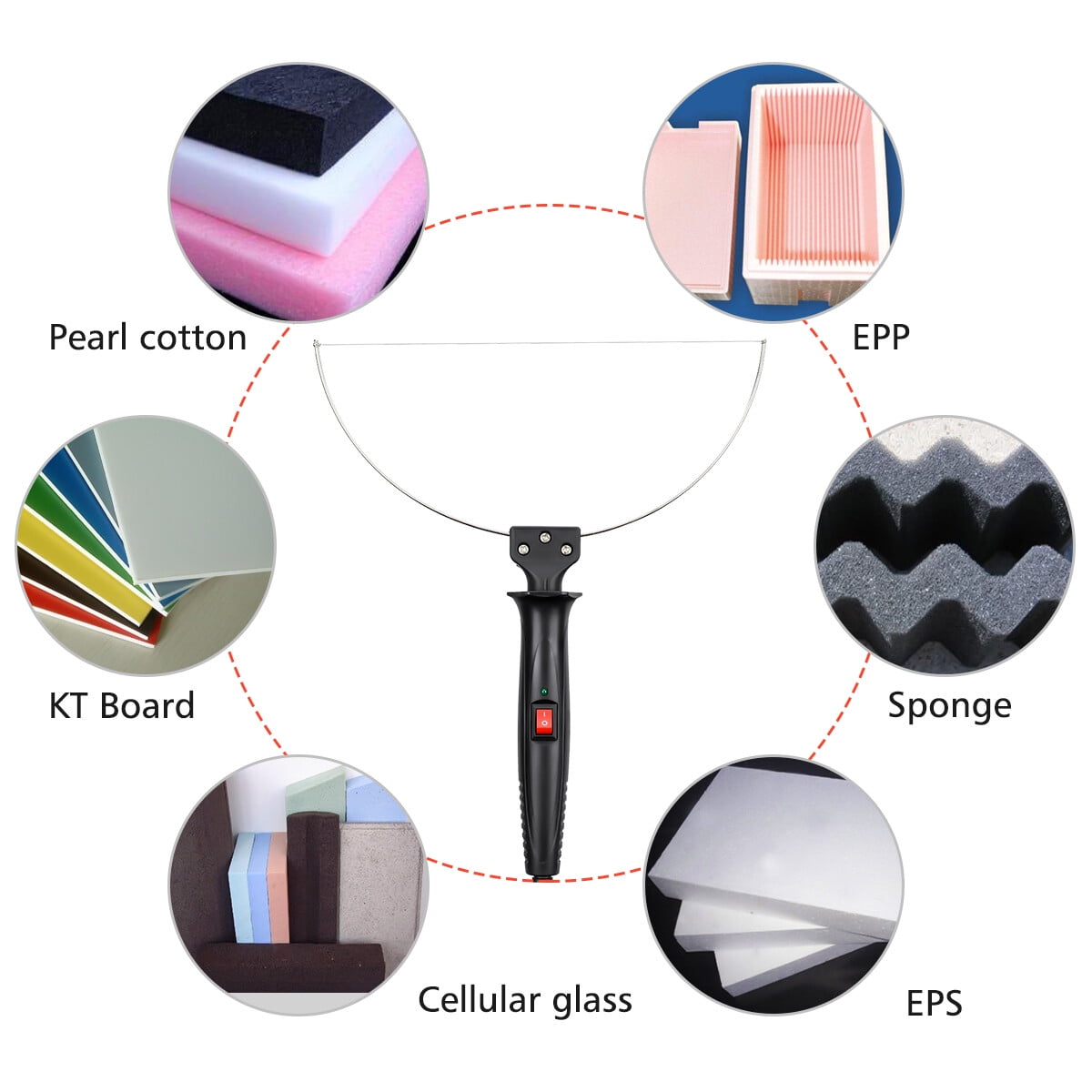 9PCS Electric Foam Cutter Electric Cutting Machine Pen Tool Kit Styrofoam Cutter