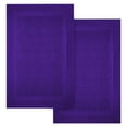 thumbnail image 4 of Premium Cotton Banded Purple Bath Mats Pack of 2, 22x34 inches [Not a Bathroom Rug] - Infinitee Xclusives, 4 of 11
