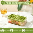 thumbnail image 3 of Ice Cube Tray for Freezer, 64 Pcs Ice Cube Mold with Lid and Bin Ice Container with Ice Scoop Ice Mold for Whiskey Cocktail, Tea, Coffee, 3 of 6