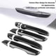 thumbnail image 3 of Right Hand Drive Door Handle Cover For Honda Civic 10th Gen 2016 2017 2018 2019 2020 Abs Carbon Fiber Exterior Parts Accessories, 3 of 5