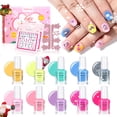 thumbnail image 1 of Set de esmaltes de uñas TOMICCA Kids no tóxicos a base de agua, 10 colores, 1 of 9