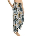 thumbnail image 2 of Daiia Llama and Cactus1 Women's Sleep Pant with Pockets and Drawstring,Pajama Pants-Large, 2 of 9