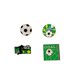 thumbnail image 1 of Juego de broches con forma de broche, aleación de fútbol, esmaltado, para solapa, 1 of 3
