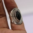 thumbnail image 3 of Silver Gift Ring, Black Onyx Solid 925 Sterling Silver Ring, 3 of 5