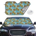 thumbnail image 3 of Lsque Sunflowers Car Windshield Sun Shade | Accordion Folding Style Auto Shade for Car Truck SUV Van | Blocks UV Rays Sun Visor Protector | Small, 3 of 7
