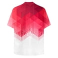 thumbnail image 6 of Hessimy Mens Short Sleeve Button Down Shirt Lightweight Wrinkle Free Untucked Dress Shirts(Red,XXL), 6 of 7