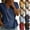 #03 Navy, variant on Womens Summer Linen Tops Relaxed Fit Wrap Front V Neck Short Sleeve Side Tie Casual Blouses Office Style Shirts,XXL,#03 Beige
