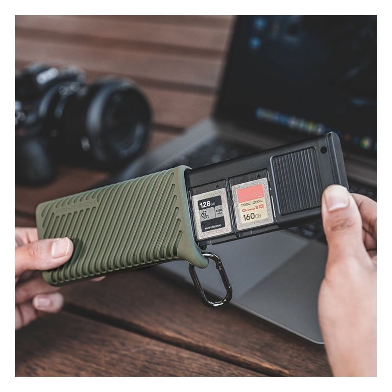 Pgytech CFexpress CreateMate Card Reader Case with Type A or SD 