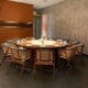 thumbnail image 3 of Clubhouse Electric Dining Tables Rock Panerock Panel Combination Large Hotel Dining Tables Mesa Comedor Kitchen Furniture QF50DT My Lux Decor Round, 3 of 12