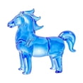 thumbnail image 1 of Figura de caballo de cristal decorativa, robusta y elegante, estatua de caballo, escultura animal para Azul, 1 of 8