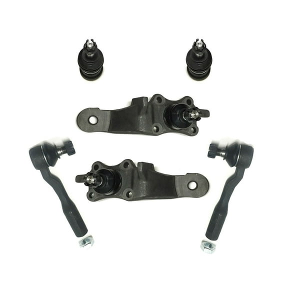 6 Pc Upper & Lower Ball Joints Outer Tie Rod Ends Left & Right Side Front Suspension Kit Fits select: 2000-2002 TOYOTA TUNDRA, 2001-2002 TOYOTA SEQUOIA