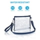 thumbnail image 3 of Bagenius Clear Purse Bolsa transparente aprobada por el estadio con correas extraíbles para el trabajo, eventos deportivos y conciertos, 3 of 5