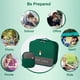 thumbnail image 3 of 2 botiquines de primeros auxilios vacíos de color verde, kit de emergencia para viajes, caja de almacenamiento portátil para medicamentos familiares, estuches de almacenamiento para el hogar, viajes y, 3 of 5